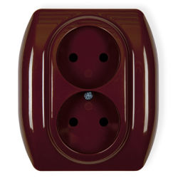 4GP-2, Gniazdko podwójne bez uziemienia,