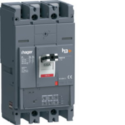 Wyłącznik mocy 3P 3x630A 40kA h3+ P630 LSI HNW630JR HAGER