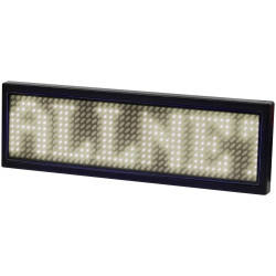 Allnet 167020 Allnet LED name badge LED Bars Red 38mm Battery Powered