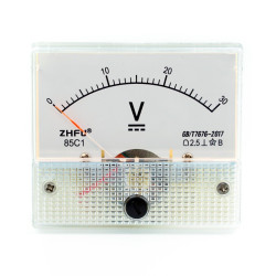 Analogowy woltomierz miernik napięcia 30V wskazówkowy