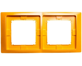 Simon Basic Neos Ramka podwójna IP44 słoneczny BMRC2B/034