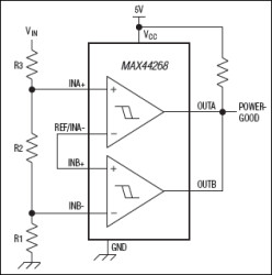 1.3mm x 1.3mm, Low-Power Dual Comparator with Reference