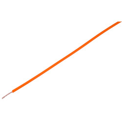 UniStrand H05Z-K 0.75mm&#xB2; Orange Equipment Wire 100M reel