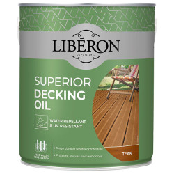 Liberon 126105 Superior Decking Oil Teak 2.5 litre