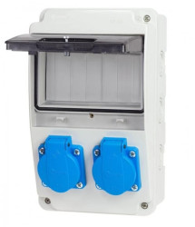 Rozdzielnica budowlana 5M 2x230V IP44 RSK002