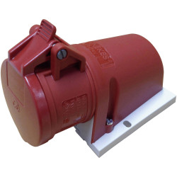 MENNEKES 31 CEE Wall Socket 16A 5-pin 400V Splash Proof Screwless