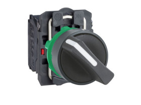 Przełącznik 2 pozycje czarny piórko krótkie plastikowy stabilny NO+NC XB5AD25 SCHNEIDER ELECTRIC