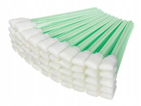 100szt. PATYCZKI BEZPYŁOWE DO CZYSZCZENIA GLOWIC, ELEKTRONIKI 3x10mm 7CM