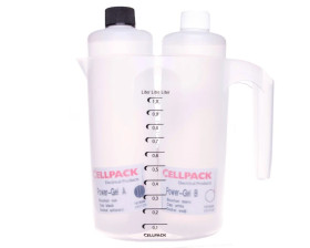 Dwuskładnikowy żel w butelkach, z pojemnikiem i mieszadłem, POWER GEL 1000ml, 335121