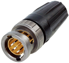 BNC plug 75 Ω, Belden 1694A, crimp connection, straight, NBNC75BTU11X