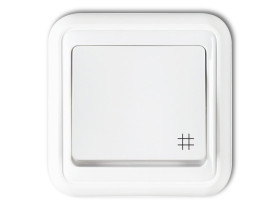 LIZA Wyłącznik krzyżowy biały WPT-6 KARLIK