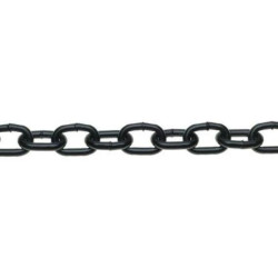 Ogniwo łańcucha średnica połączenia 3mm RS PRO długość 10m Czarne Stal