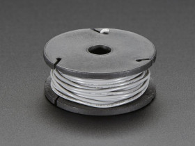 Adafruit Stranded-Core Wire Spool - 25ft - 22AWG - Gray