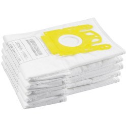 Karcher 6.904.329.0 VC Fleece Vacuum Bags Pack of 5