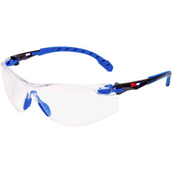 3M S1101SGAF Solus Safety Glasses Anti-Fog Coating Blue Black