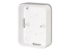 LIZA Puszka montażowa do gniazd podwójnych biały PA-125 KARLIK