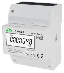 Licznik energii elektrycznej LCD 3-fazowy 100A 3x230/400V SDM72D MID