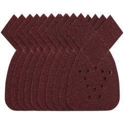 Draper 43848 Detail Sanding Sheets-Hook &amp; Loop, 140mm, 40 Grit, SSD4 10Pc