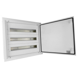Rozdzielnica podtynkowa DARP-72 72 modułowa 3x24 IP54 z aluminiowymi drzwiami E-P 9.324