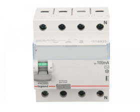 Wyłącznik różnicowoprądowy 4P 63A 0,1A typ AC P304 TX3 411719