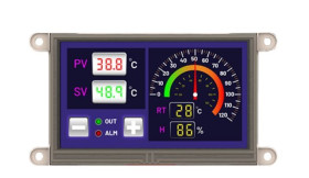 Kolorowy wyświetlacz LCD 7cal TFT 800 x 480pikseli I2C, SPI I/F Tak 4D Systems