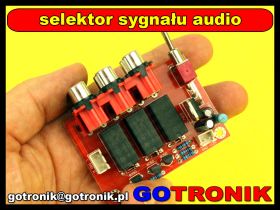 Selektor wejść audio dla wzmacniacza
