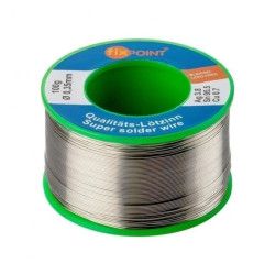 Cyna lutownicza bezołowiowa, przekrój 0,35 mm, rolka 100 g