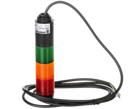 Kolumna sygnalizacyjna zielona/żółta/czerwona LED światło stałe 24V AC/DC IP65 LED Kompakt 37 698.110.75