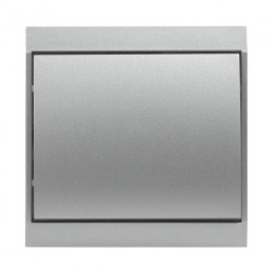 Łącznik p/t schodowy Luna, 10A, 250V, WP-5L, srebrny