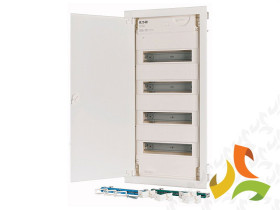 Rozdzielnica podtynkowa 48 modułowa 4x12M drzwi metal IP30 KLV-48UPS-SF 178821 EATON