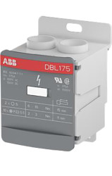 Blok rozdzielczy 12 -żyłowy Entrelec 175A 1 kV AC, 1,5 kV DC 14 → 6 AWG (zakończenie 2), 6 → 2/0 AWG