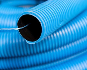 Rura osłonowa karbowana z podwójnym płaszczem KOPOFLEX KF CA 450N 40/32mm niebieska /50m/