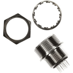 Złącze wielostykowe przemysłowe 12-pinowe Miniaturowe, panelowe Gniazdo Hirose