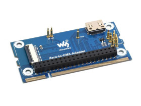 Waveshare Raspberry Pi Zero 2W To CM3 Adapter, Alternative Solution for Raspberry Pi CM3 / CM3