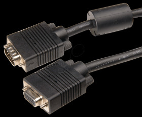 K5327SW.1,8 VGA monitor cable, 15-pin, VGA extension, 1.8 m