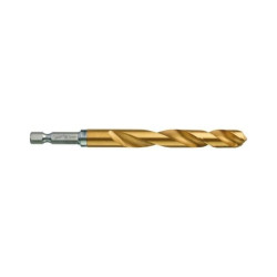 Wiertło do metalu HSS-G TiN walcowane 10,5x78/122mm RED HEX SHOCKWAVE MILWAUKEE