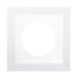 Osłonka ściany pojedyncza biała MT067B Montis