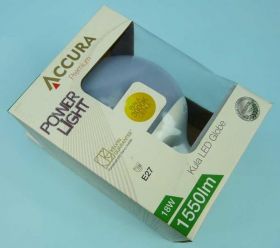 E-27 230V GLOB. 18W=100W WW 3000K 1550