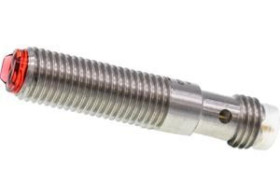 OT080176 Czujnik optyczny, przełącznik chwilowy, M8, 10-30V DC, 1x PNP NO, 3-stykowe złącze wtykowe M8,