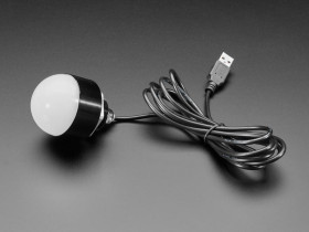 Adafruit Tri-Color USB Controlled Hemisphere Alarm Light with Buzzer