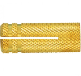 Tuleja mosiężna Koelner TM M8 z gwintem wewnętrznym do montażu prętów metrycznych w betonie