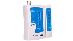 Tester Kabli Rj-45, Rj-11, Rj-12, Koncentrycznych Nt-0401 (Nie Zawiera Baterii)