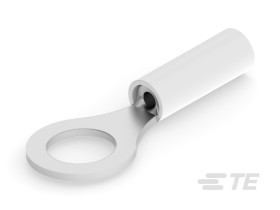 Zacisk oczkowy Ø , M6 izolowany Biały TE Connectivity