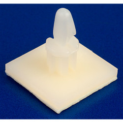 R-TECH 524363 Self Adhesive Nylon PCB Pillars 9.6mm - Pack Of 50