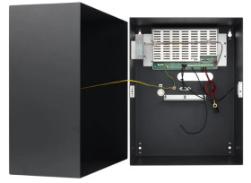 Zasilacz buforowy impulsowy w obudowie metalowej 314x408x190mm z sygnalizacją LED, Grade 3 HPSG3 27,6V/2A/2x17Ah