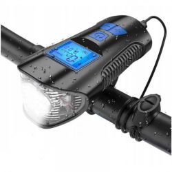 LAMPKA ROWEROWA LED LICZNIK PREDKOSCIOM