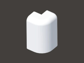 Pokrywa narożna zewn. 25mm 80x tworzywo kremowo-biały LP 80/25 8826