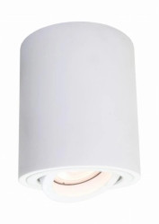 Biały spot tuba natynkowa z regulowanym oczkiem TULON na GU10 LP-5441/1SM WH Light Prestige