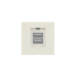 KOS45 Moduł Keystone - ładowarka 2xUSB biały 3504160