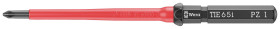 Wkrętak z wymiennymi końcówkami Wera Kraftform Kompakt VDE 65 i PZ 1 x 157 mm TIE 05006524001 Pozidriv PZ 1
